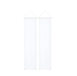 Porch Banner/Wall Runner with Hanging Cord (BLANK) 2 PACK