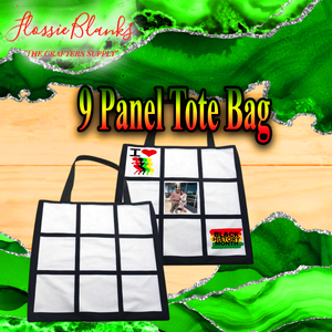 9 Panel Tote Bag (Blank)