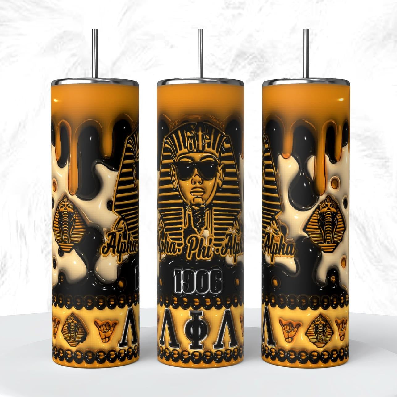 Frats and Sorors Bubble design 20oz Tumbler