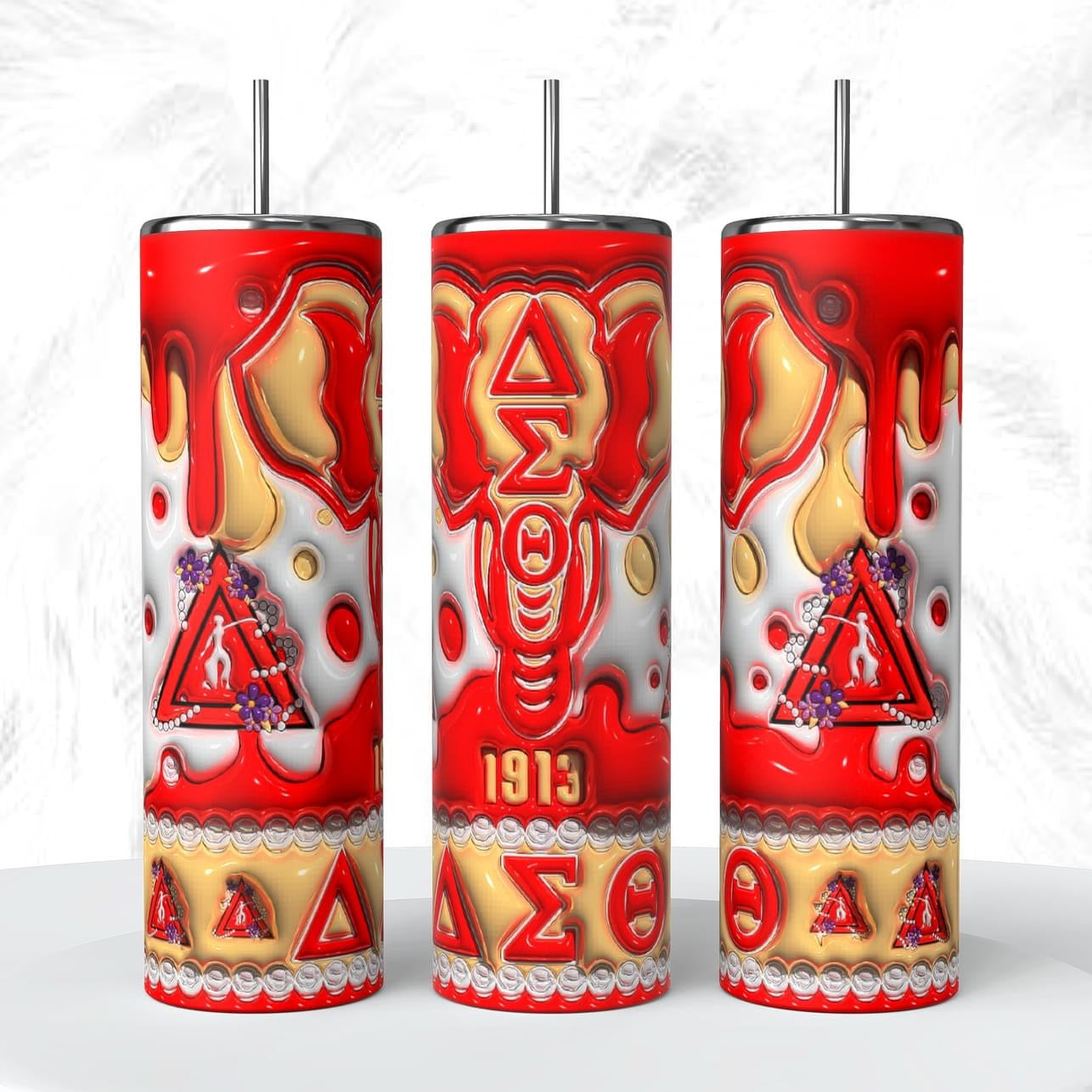 Frats and Sorors Bubble design 20oz Tumbler