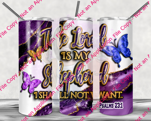 Lord is My Shepherd 20oz Tumbler Design (PNG FILE)