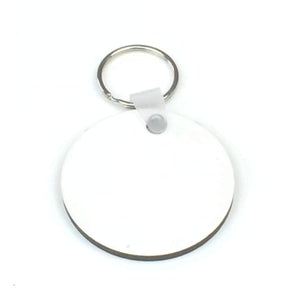 Round Sublimation Keychains 2 Pack (BLANK)
