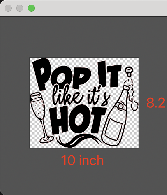 Pop It Like It's HOT Rhinestone Transfer