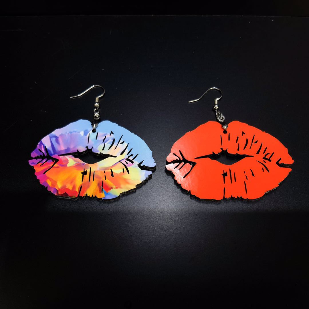 LIPS Earrings Sublimation Blanks (Pair of 2 Earrings)