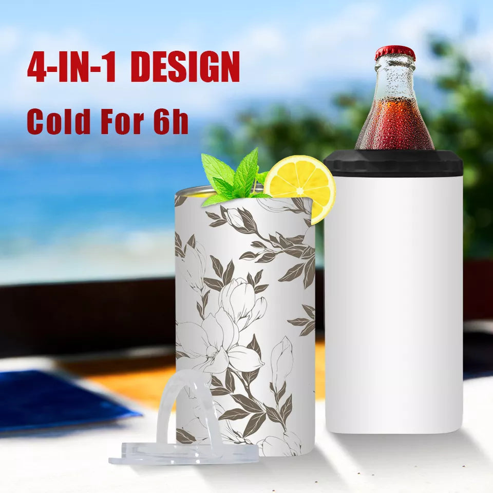 4 in 1 Can Cooler 16oz Oz (BLANK)