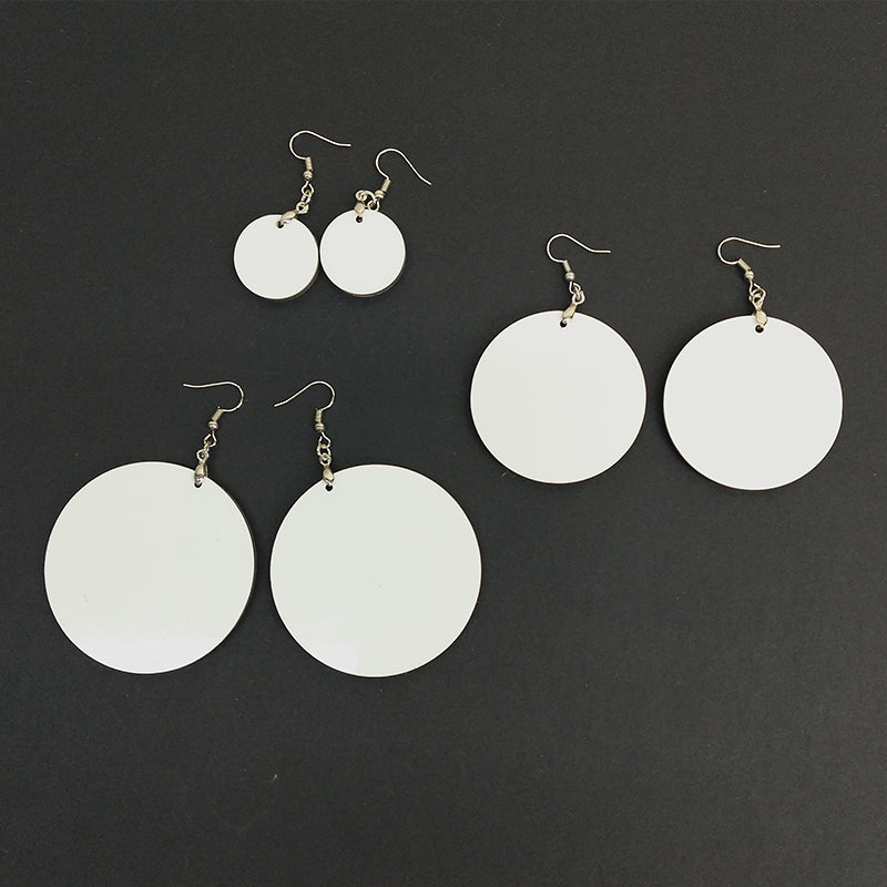 Sublimation Circle Earring 2.5 Inches