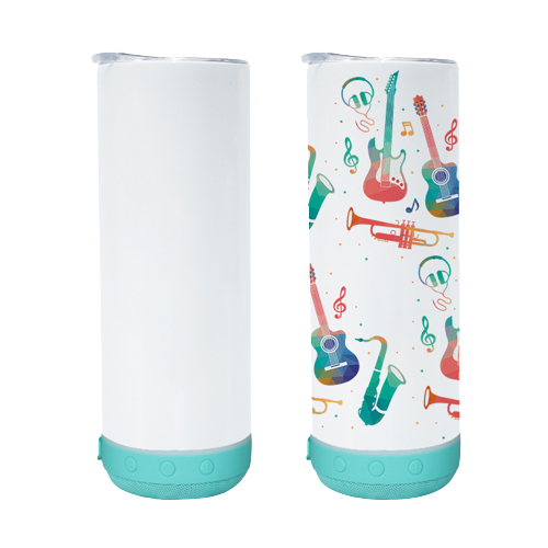 20oz Sublimation BT SPEAKER Tumblers (BLANK WHITE TUMBLER)