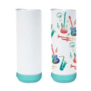 20oz Sublimation BT SPEAKER Tumblers (BLANK WHITE TUMBLER)