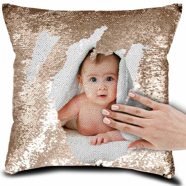 DECORATIVE SEQUIN PILLOWCASE (BLANK)