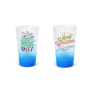 17oz SUBLIMATION FROSTED BEER GLASS