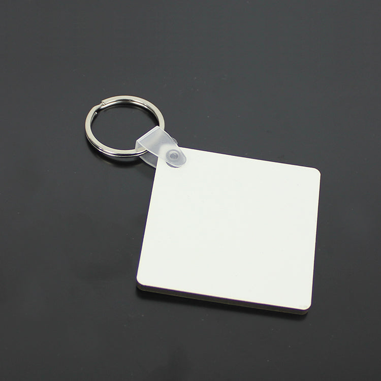 Square Sublimation Keychains 2 pack (BLANK)
