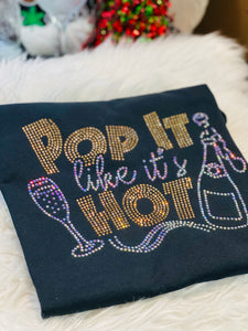 Pop It Like It's HOT Rhinestone Transfer