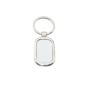 Rectangle Shaped Keychains Sublimation 2 Pack (BLANK)