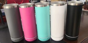 20oz Sublimation BT SPEAKER Tumblers (BLANK WHITE TUMBLER)