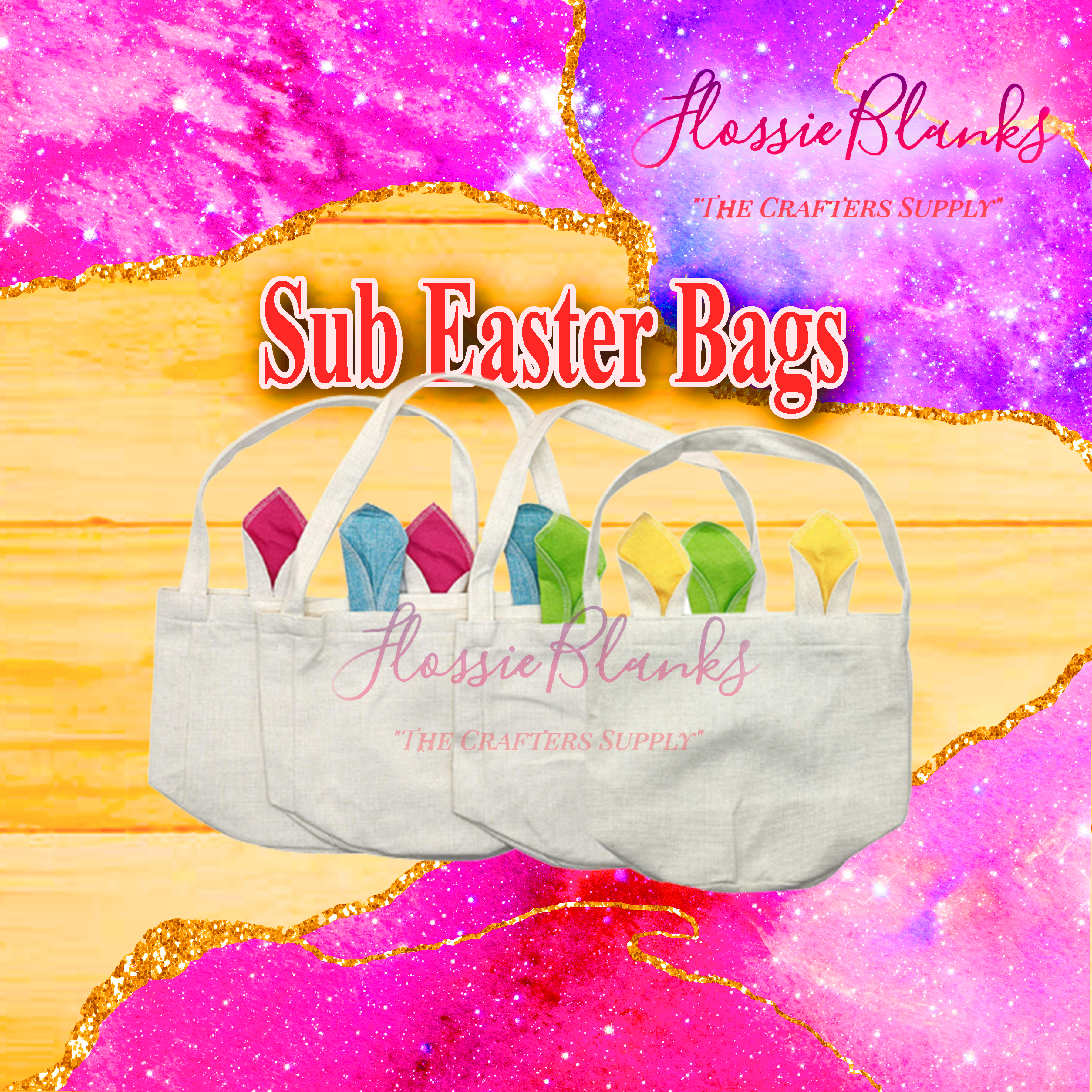 SALE- Sublimation Easter Bag Totes – Pro Blanks