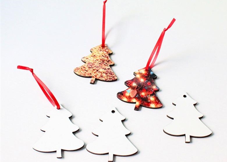 Christmas Tree Sublimation MDF Ornament