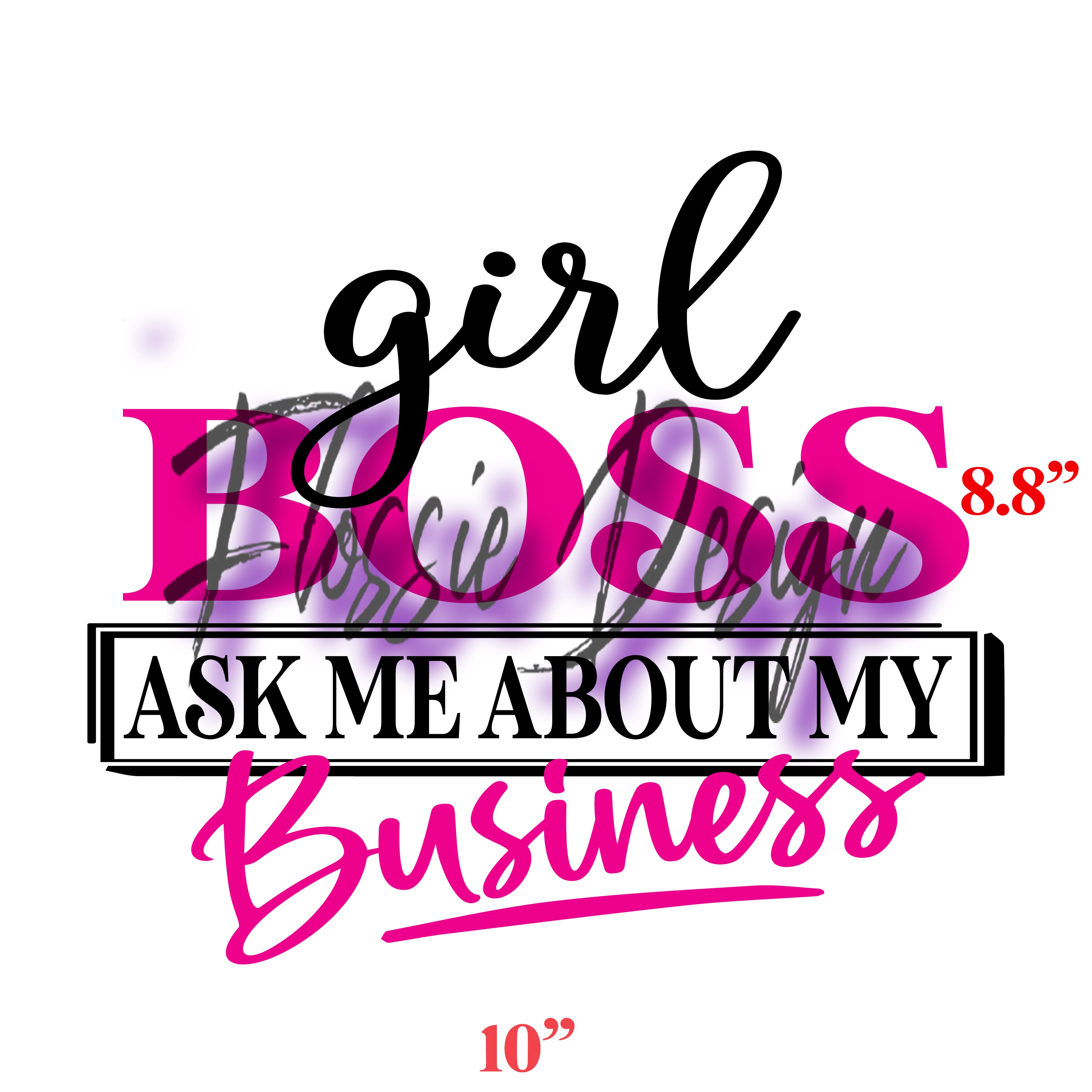 Girl Boss DTF Transfer