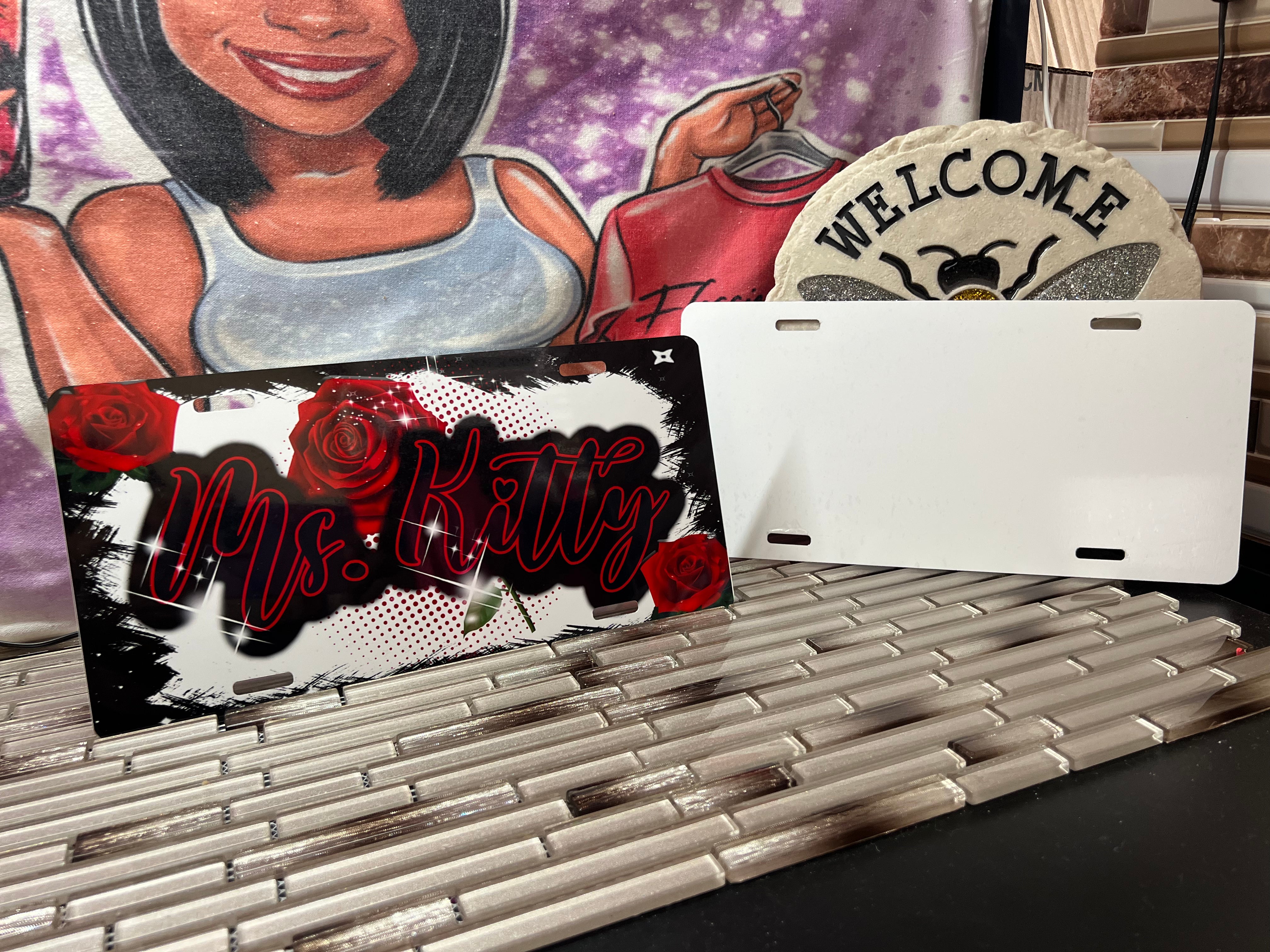 LICENSE PLATES Sublimation (BLANK)