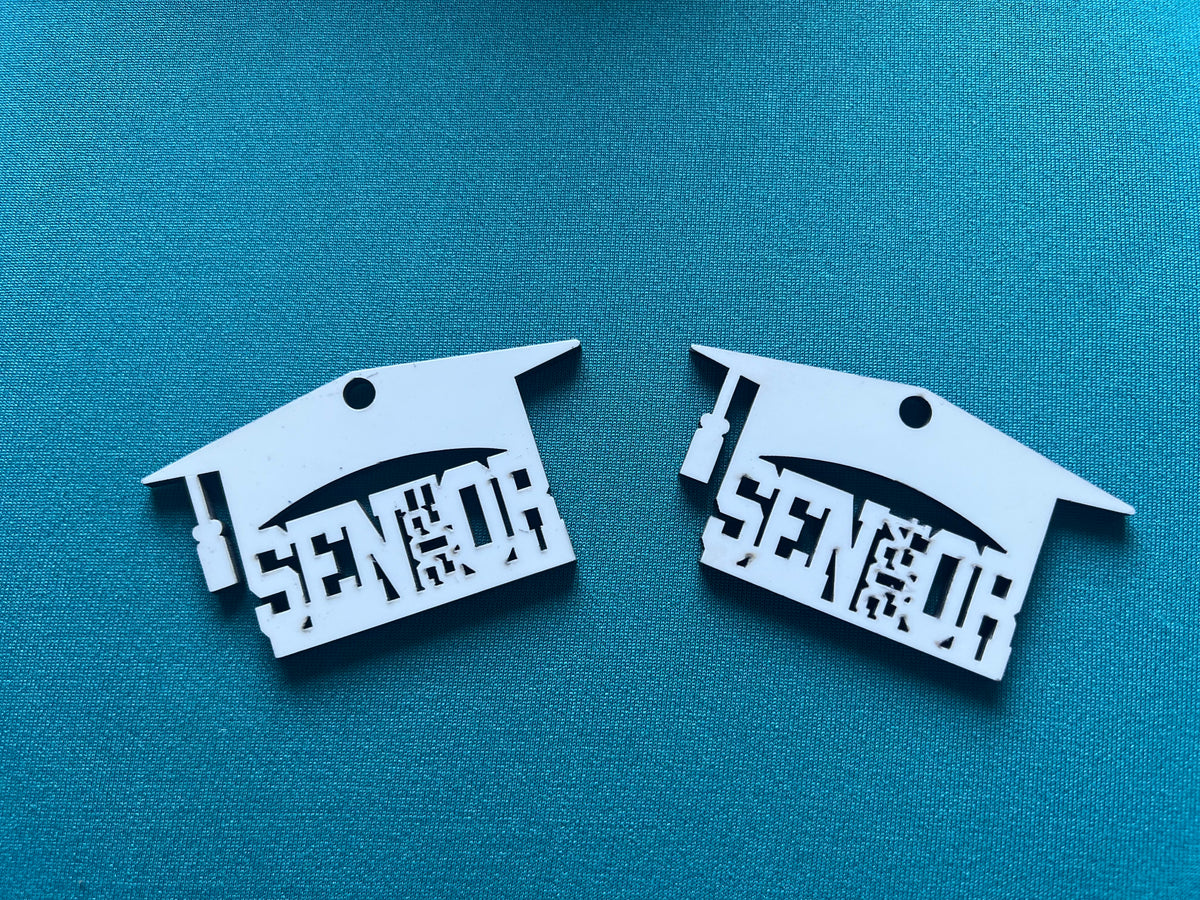 Practice Grad Sublimation Keychains Double Sided (BLANK) – Flossie Blanks