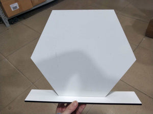 Hexagon LARGE Photo Panel MDF (BLANK)